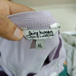 Being Human XL Top In Lavender Colour