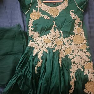 Bottle Green Gown