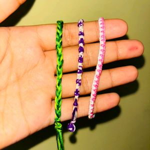 Thread Bracelet Set For Girl's & Women