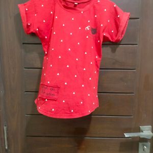 Red Top For Girls