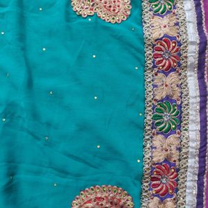 Party Wear Design Saree Beautiful Work Border