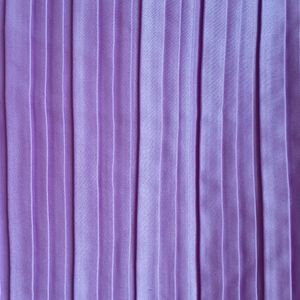 Purple Satin Pleated Skirt