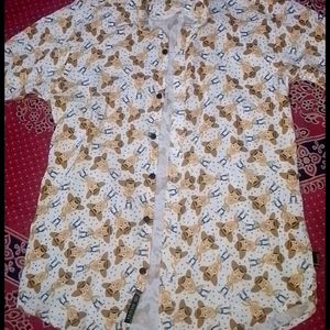 Printed Cotton Shirt