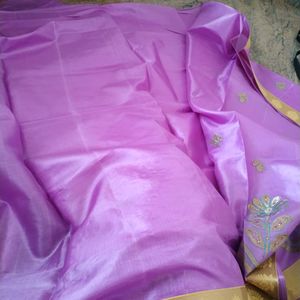 Saree New With Attached Blouse Piece