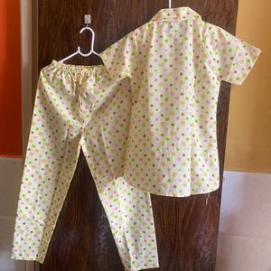 10-12 Year Girl Night Suit