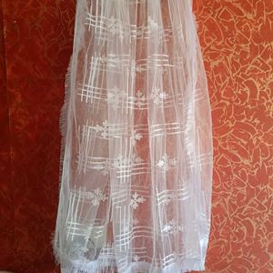 White Net Dupatta