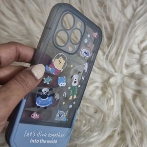 Blue Cartoon Iphone 13 Pro Case