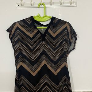 Printed Brown Tshirt