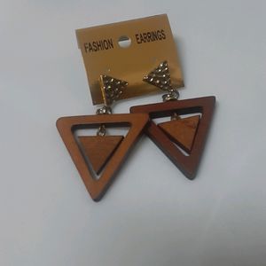 Wooden Handmade Earrings