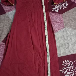 Maroon Kurta Set