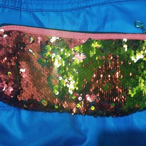 Sequins Pouch Double Shaded