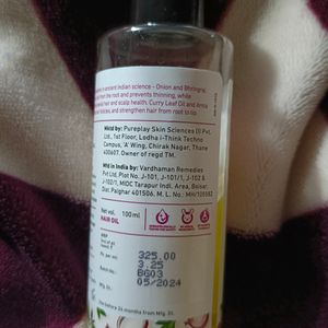 Plum Onion & Bhringraj Hair Growth Oil