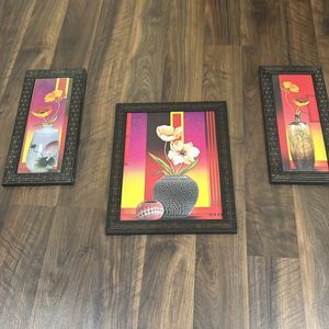 3 Combo Wall Senery Decor Peices 13*10 Inch