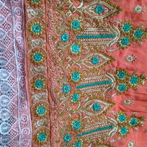 Embroidery With Some Stone Work Kurti.