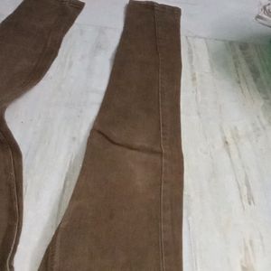 Skinny Fit Brown Jeans