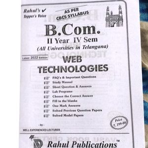 Web Technologies Material Book For B.Com 2nd Year