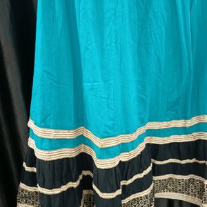 Sea Green Ethnic Skirt