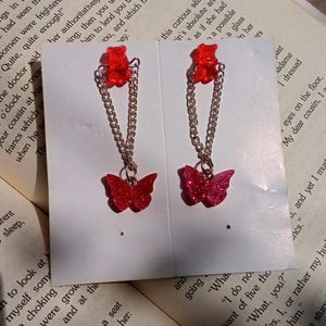 Resin Berry Stud Earring