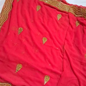 Very Beautiful Georget Saree