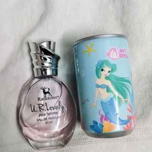 Ramson Pink Perfume And Unicorn Wipes