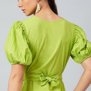 Athena Neon Green Top