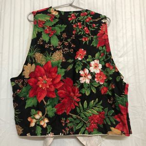 Multi Colour Floral Printed Vest