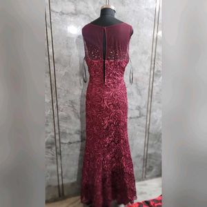 Maroon Long Dress