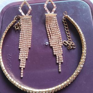 Women Neck And Ear Set