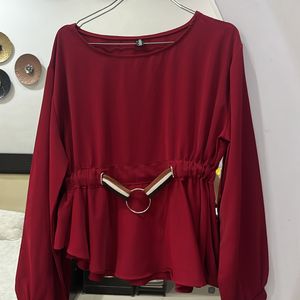 Beautiful Maroon Top