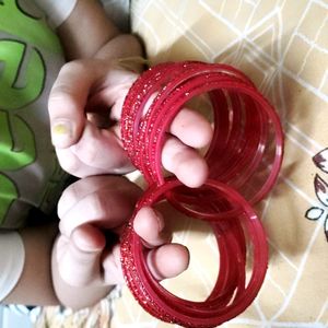 10 Bangles Red Colour Amazing 😍