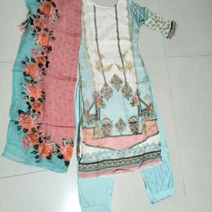 Kurta Pant Dupatta Set