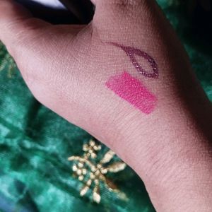 Lipstick And Eyeliner Combo