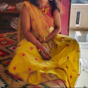 Yellow Haldi Outfit 💛