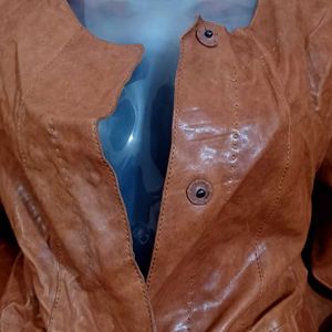 VTG 80s Anne Klein Leather Jkt