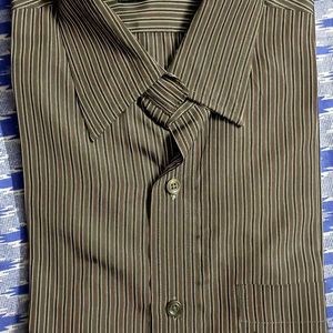 Chancellor India Men's Formal Shirt Brown