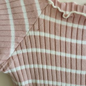 Babypink Ribbed Top