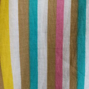 Multicolored Vertical Stripes Kurta