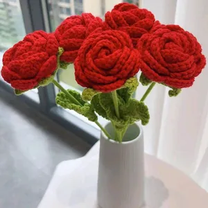 Crochet Rose Flowers 🌹