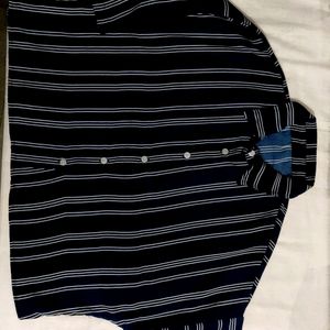 Dark Blue Stripped Shirt