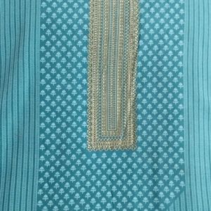 New Pashmina Sea Green Kurta Set