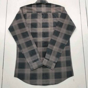 BROWN CHECK SHIRT FOR MEN