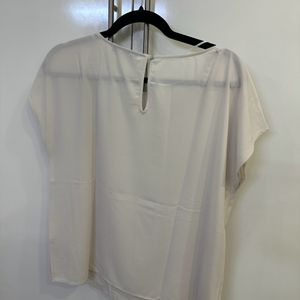 Size 10 ESPIRIT Formal Crisp White Top