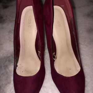 Maroon Stiletto Heels