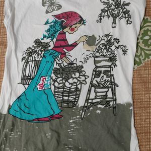 Women Stylish Printed Tshirt