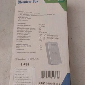 New Medisec 2 In 1 Uv Sterilizer Box Disninfec