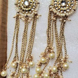 Heavy Gold Plated Traditional Earrings