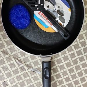 NEW BRANDED NONSTICK FRY PAN WITH S.S LID