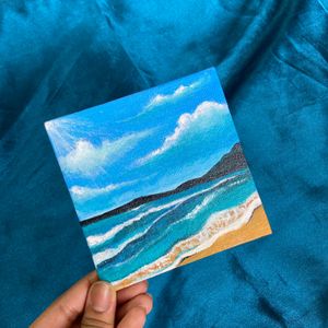Sea beach Painting By Shainaj