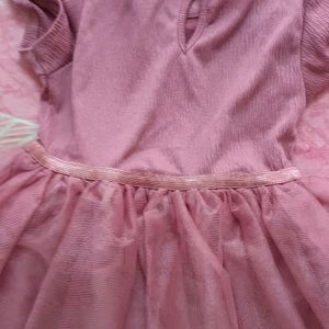 Baby Pink Dress For Girls 2 Year