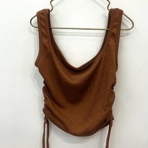 Street Style Store Brown Tank Top